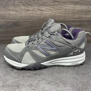 New Balance 989 Shoes Womens Size 9 Grey Purple Suede Gore Tex Sneakers